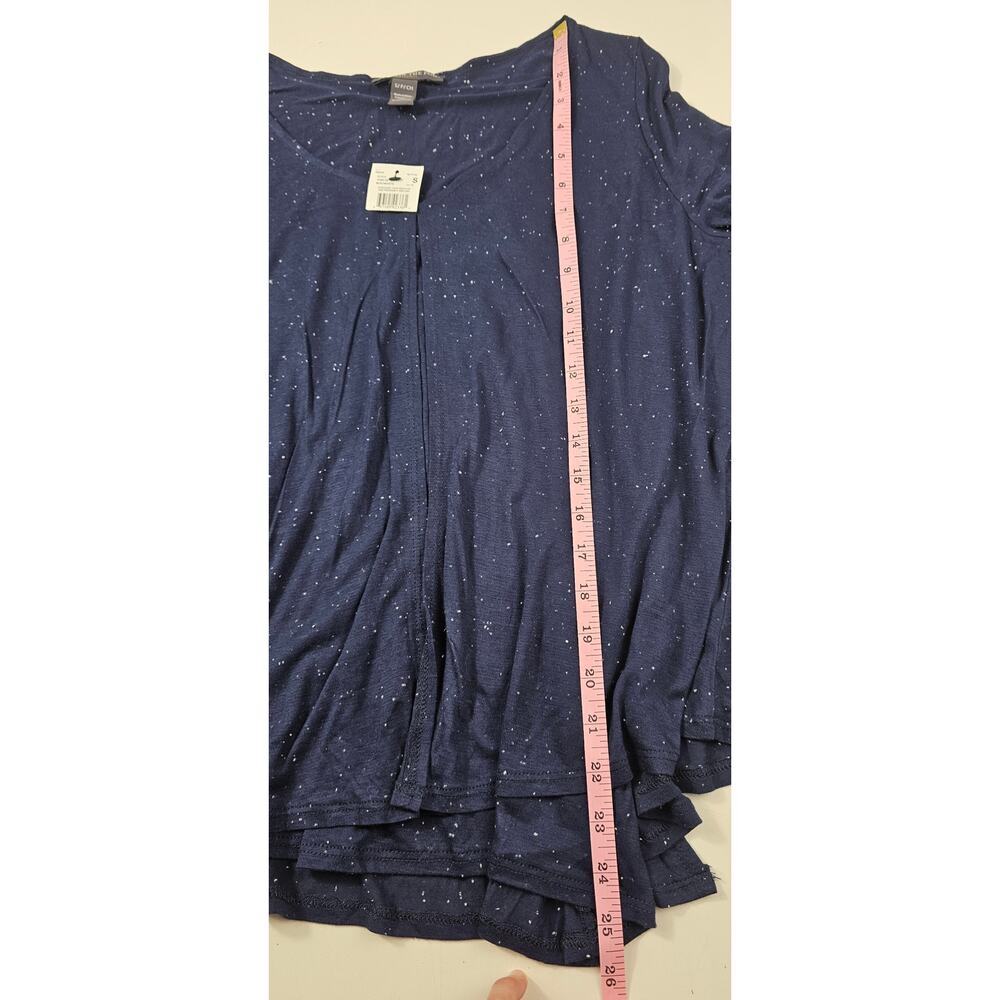 NWT a pea in the pod navy blue speckled nursing maternity pumping tank Sz S NEW - Picture 6 of 7